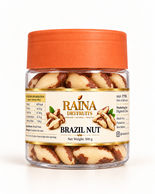 Raina Premium Brazil Nuts- 100 gm